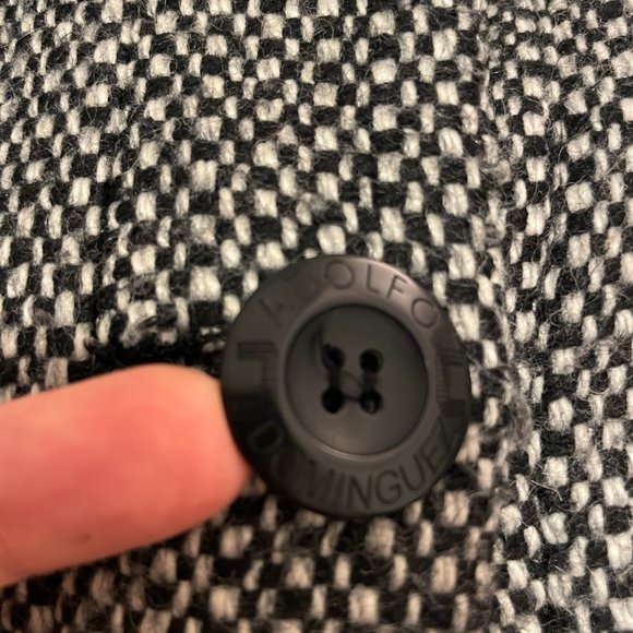 Adolfo Dominguez Women Wool Coat Size 8 Medium - Picture 11 of 12